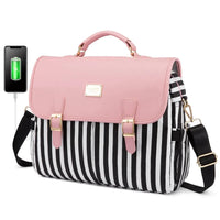 HKM-139475 Large 15.6 Inch Computer Bag for Women - Stylish Laptop Sleeve Case for Work and College