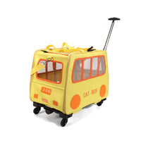 HKM-1395005 Foldable Portable Pet Trolley for Comfortably Transporting Up to Two Cats