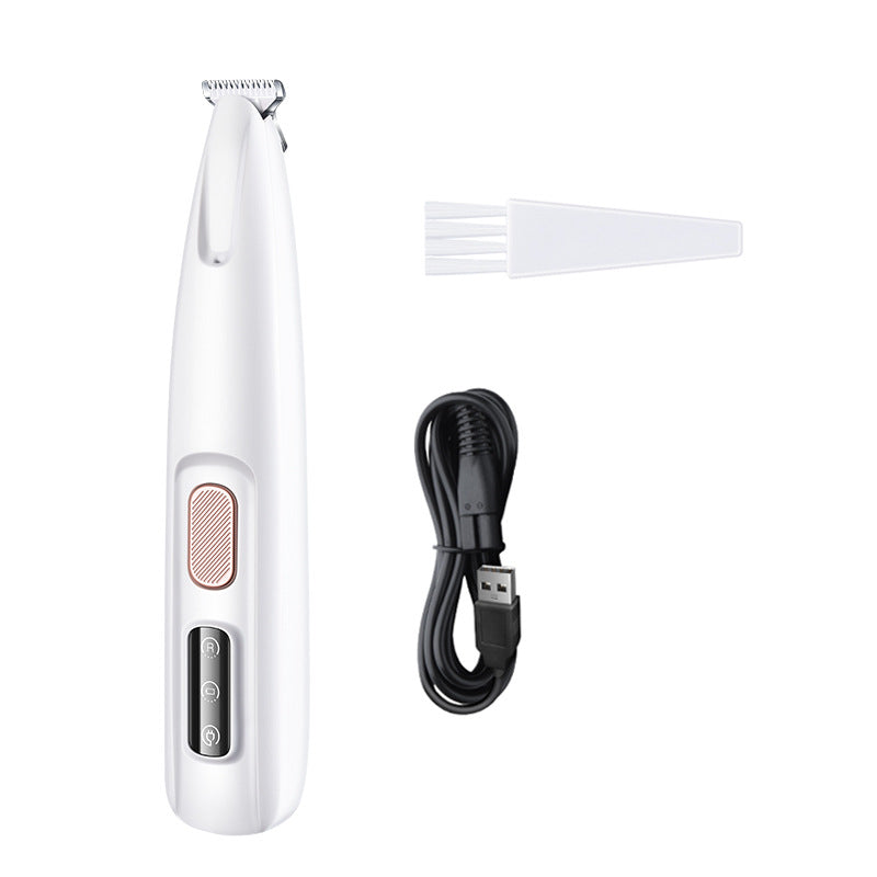 HKM-1396541 LED Dog Paw Trimmer with Widened Blade and Waterproof Design, Cordless Grooming Clippers with LED Display