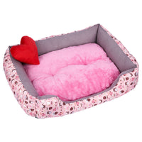 HKM-1396797 Cozy Plush Pet Bed for Small to Medium Dogs and Cats, Waterproof and Non-Slip, Multiple Sizes Available