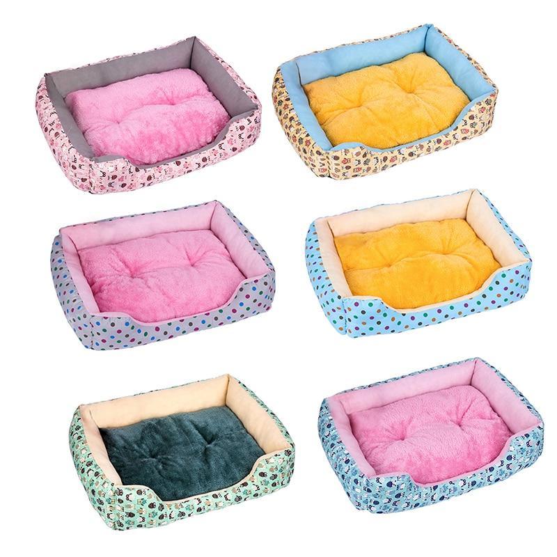 HKM-1396797 Cozy Plush Pet Bed for Small to Medium Dogs and Cats, Waterproof and Non-Slip, Multiple Sizes Available
