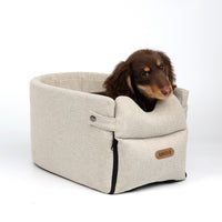 HKM-1397565 Portable Dog Car Seat Bed for Small Dogs and Cats - Safe, Breathable Travel Carrier with Nonslip Design