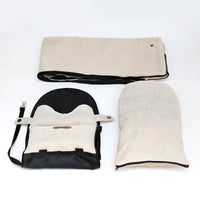 HKM-1397565 Portable Dog Car Seat Bed for Small Dogs and Cats - Safe, Breathable Travel Carrier with Nonslip Design