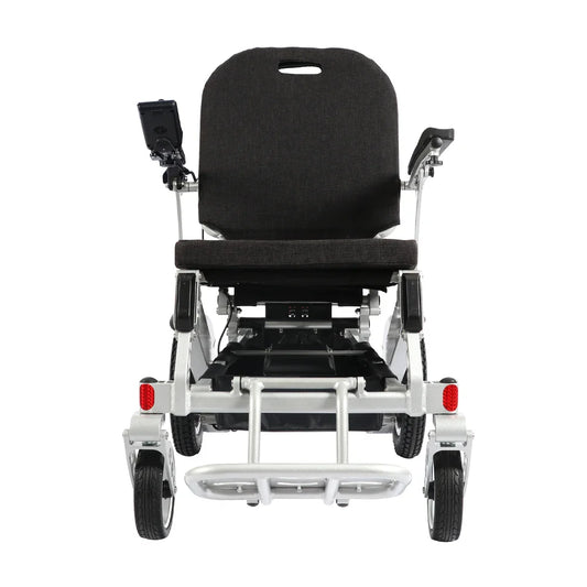 HKM-139795 Folding Aluminum Alloy Electric Wheelchair with 200kg Capacity and 20km Range