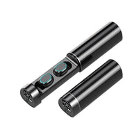 HKM-139987 Cylindrical Bluetooth Headset V5.2 with 35 Hours Music Time and Charging Case