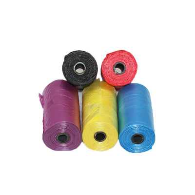 HKM-1400765 Large Handle Pet Garbage Bags for Dog and Cat Waste - 30x35cm Plastic Waste Disposal Bags