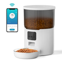 HKM-1402301 Automatic Pet Feeder for Dogs and Cats - 4L Capacity with USB and Adapter Options