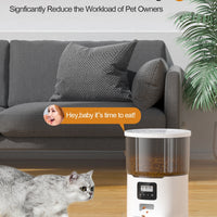 HKM-1402301 Automatic Pet Feeder for Dogs and Cats - 4L Capacity with USB and Adapter Options