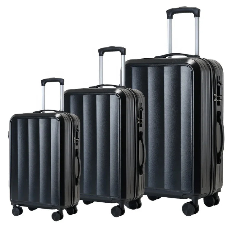 HKM-140307 Custom ABS Luggage Set - Multifunctional Travel Suitcases in 20/24/28 Inch Sizes