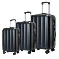 HKM-140307 Custom ABS Luggage Set - Multifunctional Travel Suitcases in 20/24/28 Inch Sizes