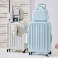HKM-140307 Custom ABS Luggage Set - Multifunctional Travel Suitcases in 20/24/28 Inch Sizes