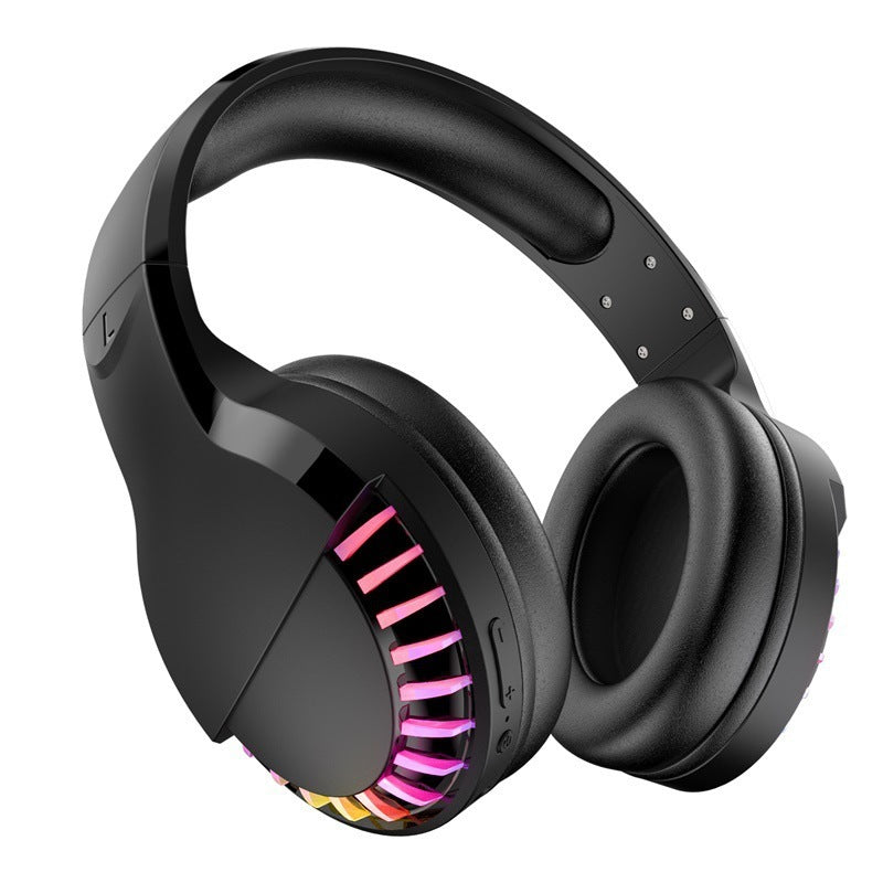 HKM-140435 Bluetooth Heavy Bass Noise Reduction Gaming Headset with Call Function and Voice Control