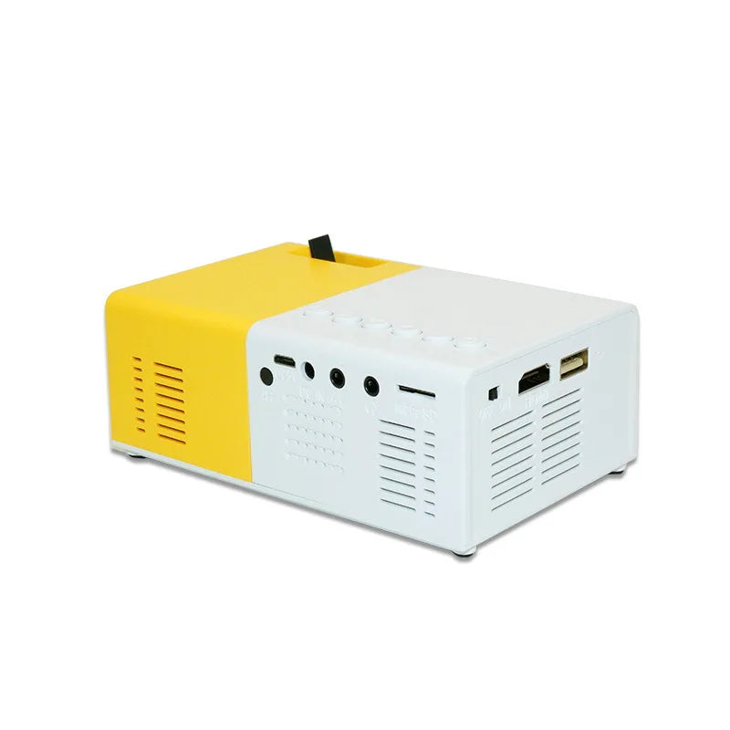 HKM-140435 Portable Mini Projector with 1080P Support and LED Technology for Home Entertainment