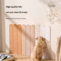 HKM-1404477 Durable Wall-Mounted Cat Scratch Board in Multiple Solid Colors