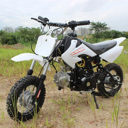 HKM-140499 110cc Gasoline Mini Bike for Adults - 4-Stroke Motorbike with Front and Rear Disc Brakes, Max Speed 61-80 km/h