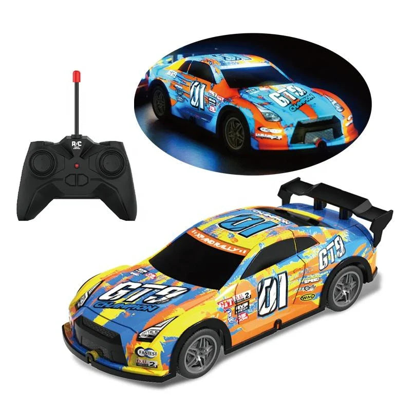 HKM-140499 RC 1:22 Scale Simulation Remote Control Racing Car - 4 Channel High-Speed Toy for Kids