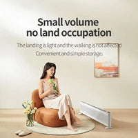 HKM-140691 Ultra-Thin 2200W Graphene Baseboard Electric Heater with Remote Control and Overheat Protection