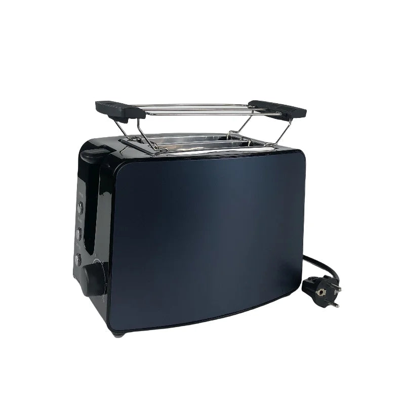 HKM-140819 2-Slice 38mm Wide Slot Breakfast Toaster with Easy-Clean Design
