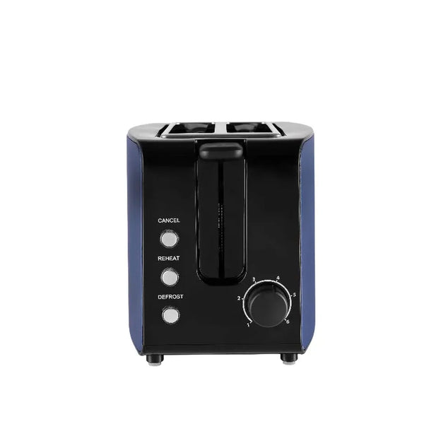 HKM-140819 2-Slice 38mm Wide Slot Breakfast Toaster with Easy-Clean Design