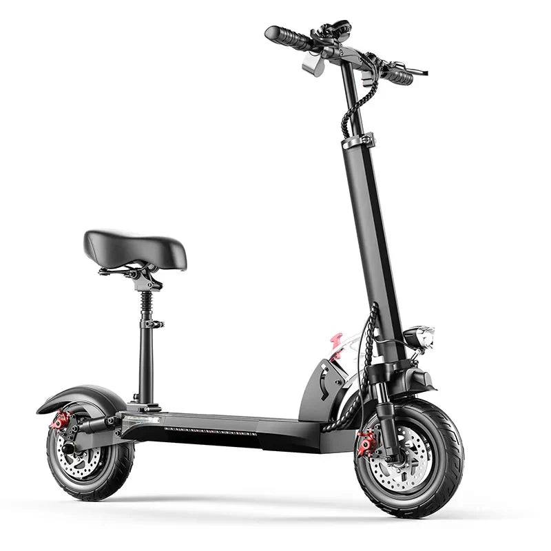 HKM-140947 800W 10-Inch Foldable Electric Scooter with 50km/h Max Speed, Long Range Up to 70km, Full Suspension, Waterproof Design