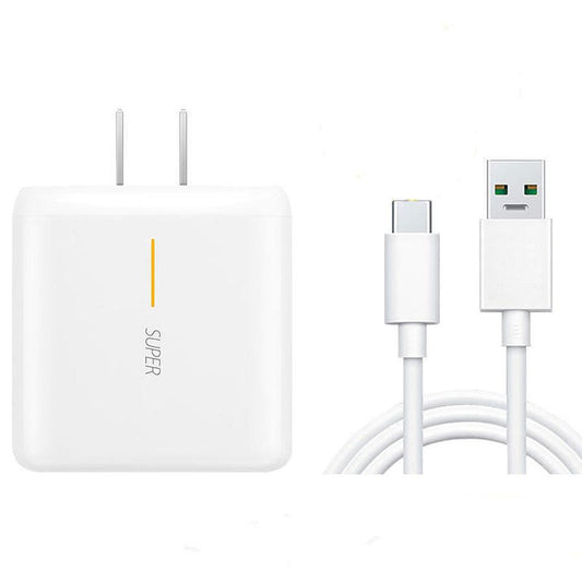 HKM-140947 High-Speed 65W Charger with 1m Type-C Cable for Oppo Reno Ace2, Realme X57 Pro, Reno 4 Pro