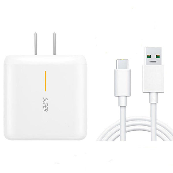 HKM-140947 High-Speed 65W Charger with 1m Type-C Cable for Oppo Reno Ace2, Realme X57 Pro, Reno 4 Pro