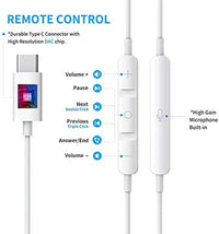 HKM-141075 USB-C Wired Earbuds with Mic for iPhone 15 and Google Devices