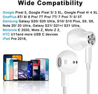 HKM-141075 USB-C Wired Earbuds with Mic for iPhone 15 and Google Devices