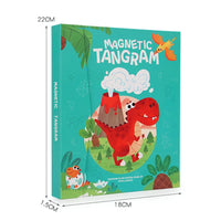HKM-141203 Montessori Geometry Tangram Paper Puzzle Book for Kids - Educational DIY Learning Toy
