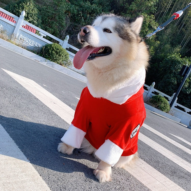 HKM-1412413 Cozy Cotton Sweater for Cats and Dogs - New Year's Christmas Style, Available in Multiple Sizes