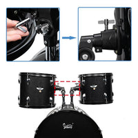 HKM-141331 22in Double-layer Oil Skin Drum with Five Drums and Black Frame