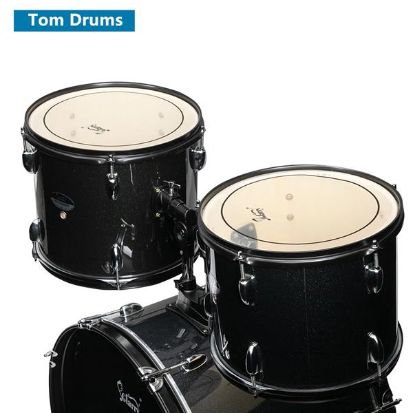 HKM-141331 22in Double-layer Oil Skin Drum with Five Drums and Black Frame