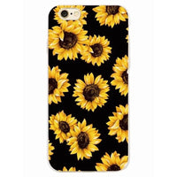 HKM-141331 Sunflower Painted TPU Phone Case – Durable and Stylish Protection