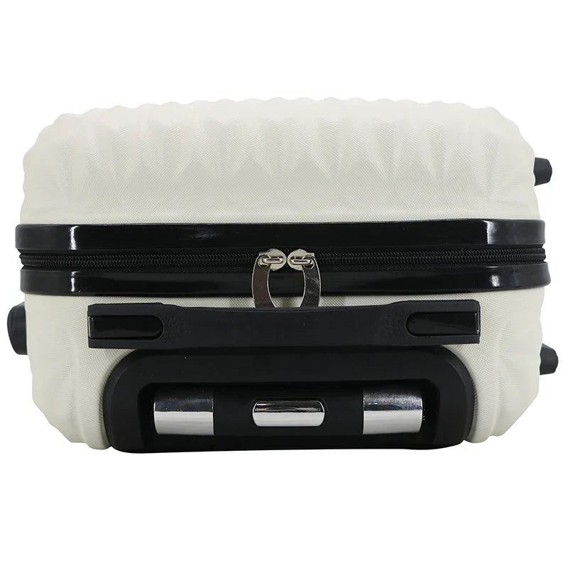 HKM-141459 Customisable Travel Luggage with 4 Wheels, Available in 12 to 28 Inches, Durable ABS Trolley Bag