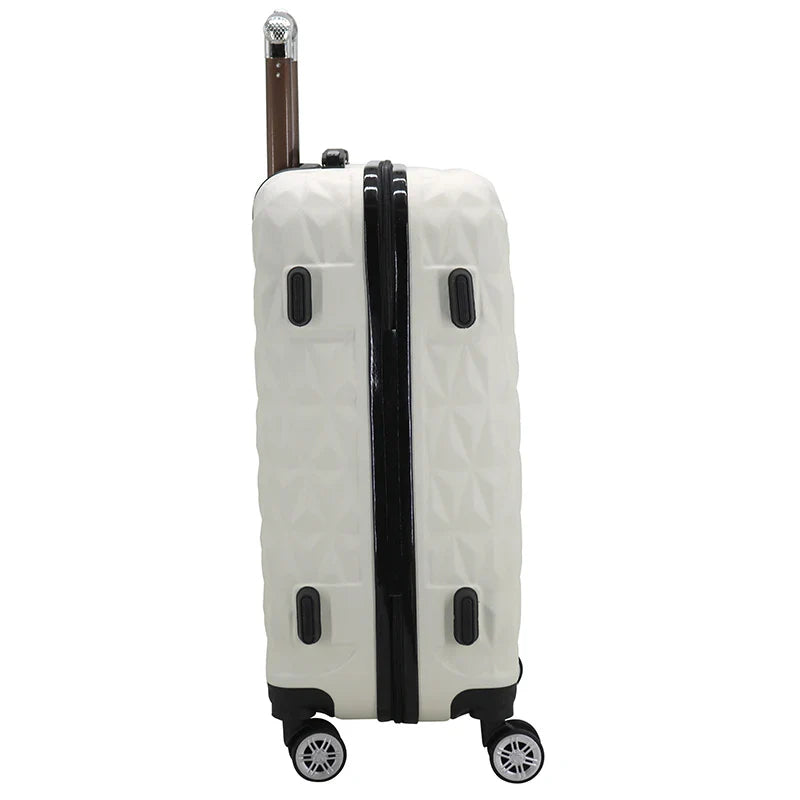 HKM-141459 Customisable Travel Luggage with 4 Wheels, Available in 12 to 28 Inches, Durable ABS Trolley Bag