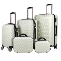 HKM-141459 Customisable Travel Luggage with 4 Wheels, Available in 12 to 28 Inches, Durable ABS Trolley Bag