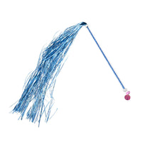 HKM-1414845 Tricolor Bell Tassel Cat Ticker Stick - PVC Fairy Wand Toy, 31CM