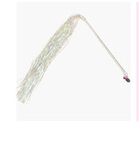 HKM-1414845 Tricolor Bell Tassel Cat Ticker Stick - PVC Fairy Wand Toy, 31CM