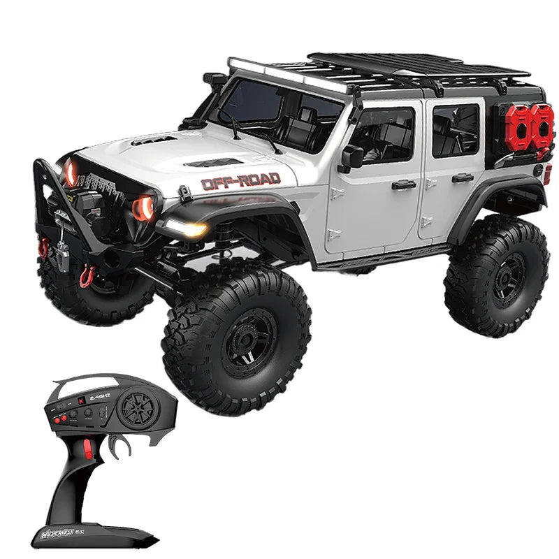 HKM-141523 1:10 Scale Off-Road RC Monster Truck with 4WD, 2.4GHz Remote Control, LED Lights, and 18km/h Speed