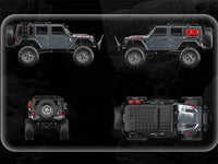 HKM-141523 1:10 Scale Off-Road RC Monster Truck with 4WD, 2.4GHz Remote Control, LED Lights, and 18km/h Speed