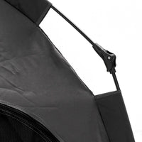 HKM-1415485 Portable Pop Up Dog Tent for Large and Extra Large Dogs, Dark Gray, Includes Carry Bag & Ground Pegs