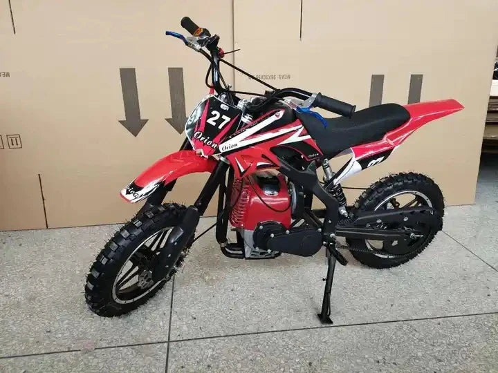 HKM-141651 Mini Off-Road Motorcycle for Children - Less than 50CC, Max Speed 40KM/H, 10-Inch Wheels