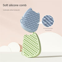 HKM-1417277 Versatile Pet Hair Remover and Grooming Sponge Brush for Cats and Dogs