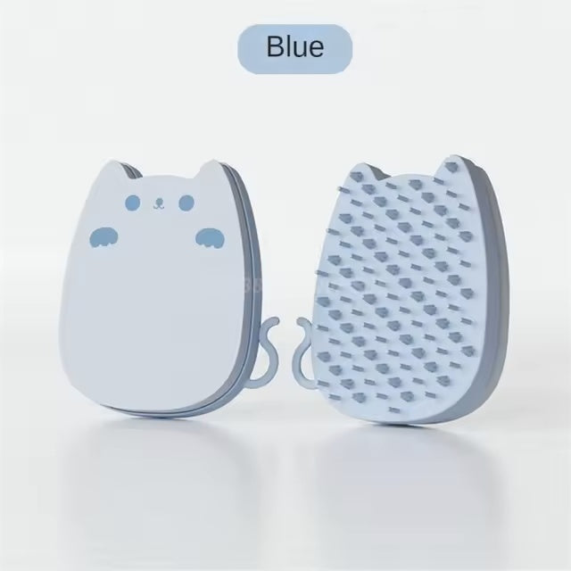 HKM-1417277 Versatile Pet Hair Remover and Grooming Sponge Brush for Cats and Dogs
