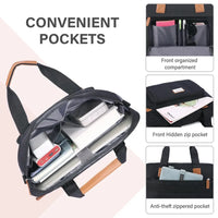 HKM-141779 Lightweight 15.6 Inch Laptop Case for Women - Stylish Computer Bag for Work, School, and Travel