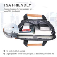 HKM-141779 Lightweight 15.6 Inch Laptop Case for Women - Stylish Computer Bag for Work, School, and Travel