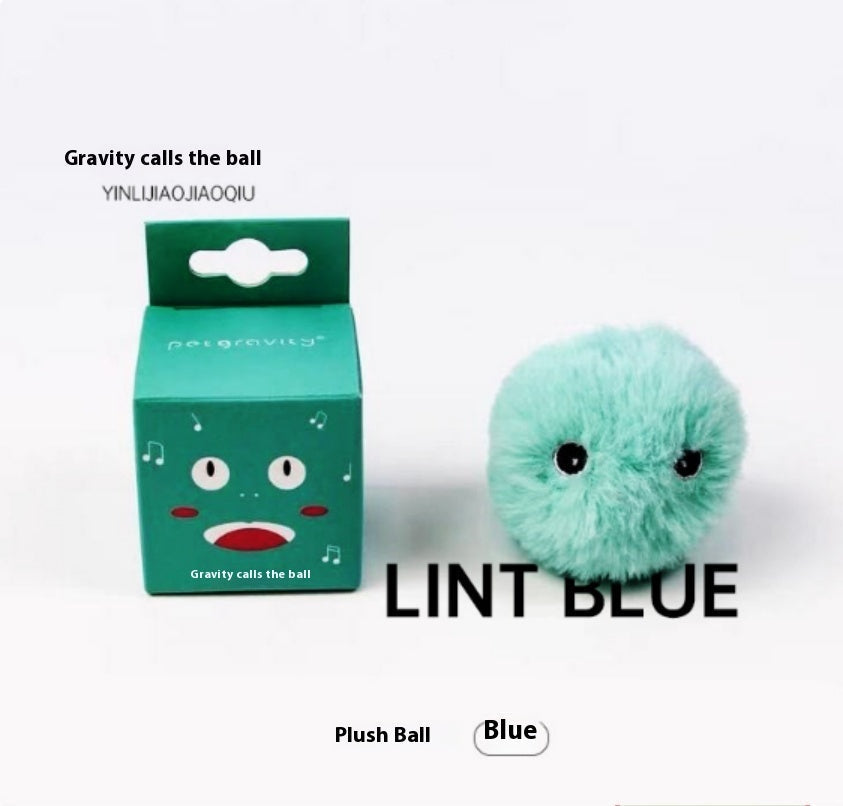 HKM-1418429 Mint Cat Sound Toy - Bite-Resistant, Interactive Catnip Ball for Kittens - Touch-Activated Sound Simulation