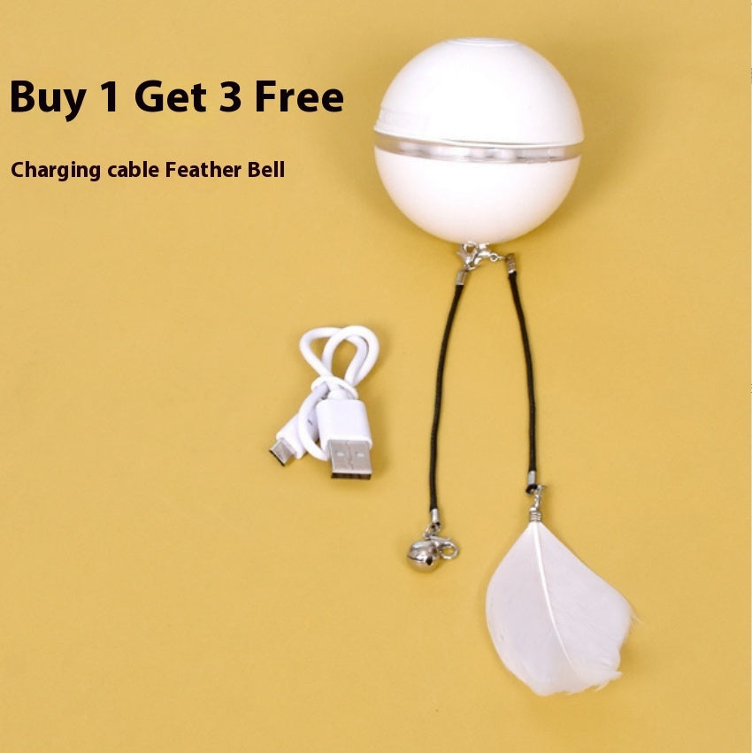 HKM-1418429 Mint Cat Sound Toy - Bite-Resistant, Interactive Catnip Ball for Kittens - Touch-Activated Sound Simulation