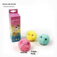 HKM-1418429 Mint Cat Sound Toy - Bite-Resistant, Interactive Catnip Ball for Kittens - Touch-Activated Sound Simulation