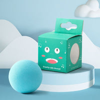 HKM-1418429 Mint Cat Sound Toy - Bite-Resistant, Interactive Catnip Ball for Kittens - Touch-Activated Sound Simulation